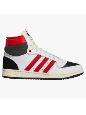 ADIDAS Top Ten RB Basketball High Tops Sneakers White Black Red Old School 8.5